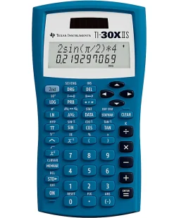 Texas Instruments® TI-30X IIS Solar Scientific Calculator, Blue