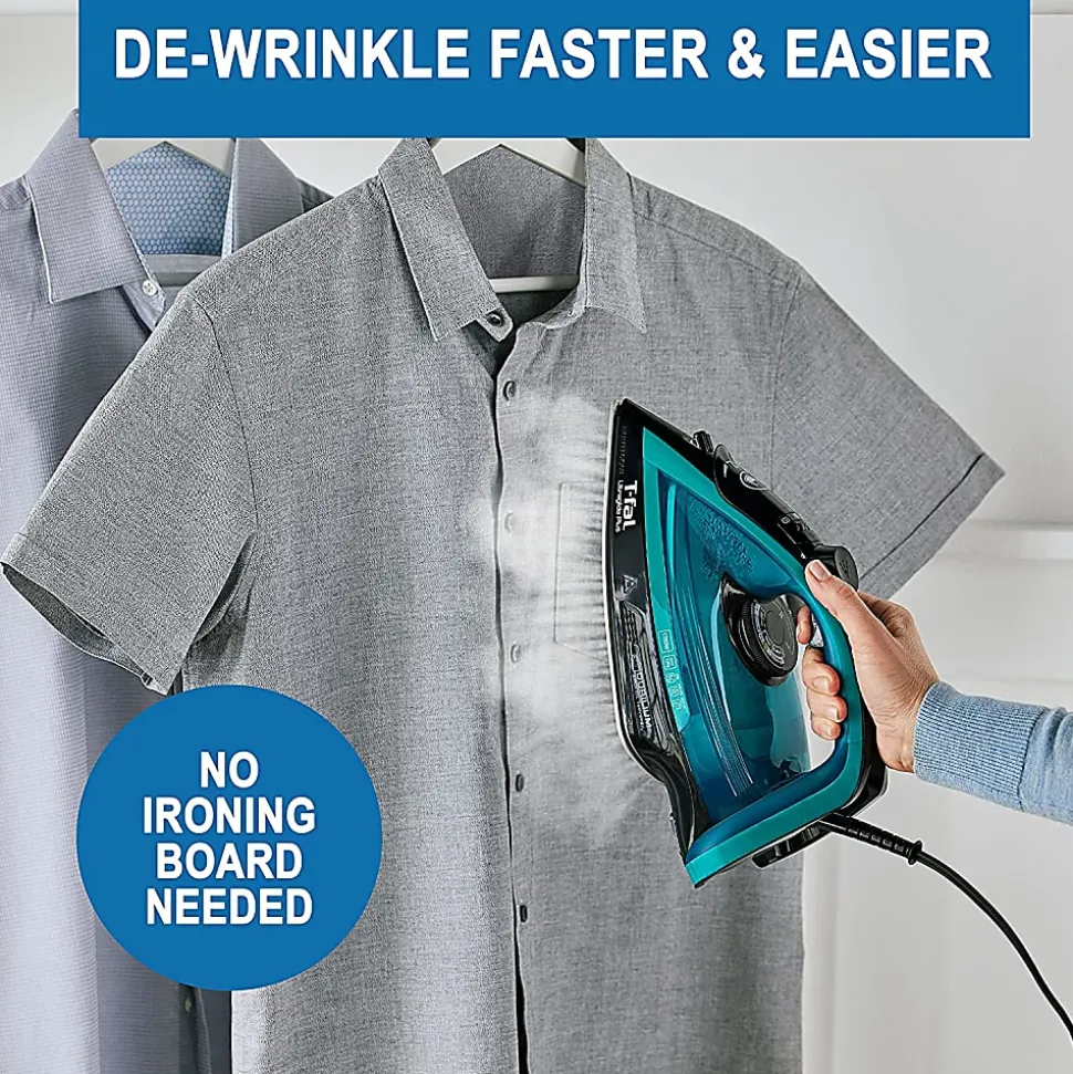 T-Fal Ultraglide Plus Steam & Garment Iron With Durilium Soleplate, Blue