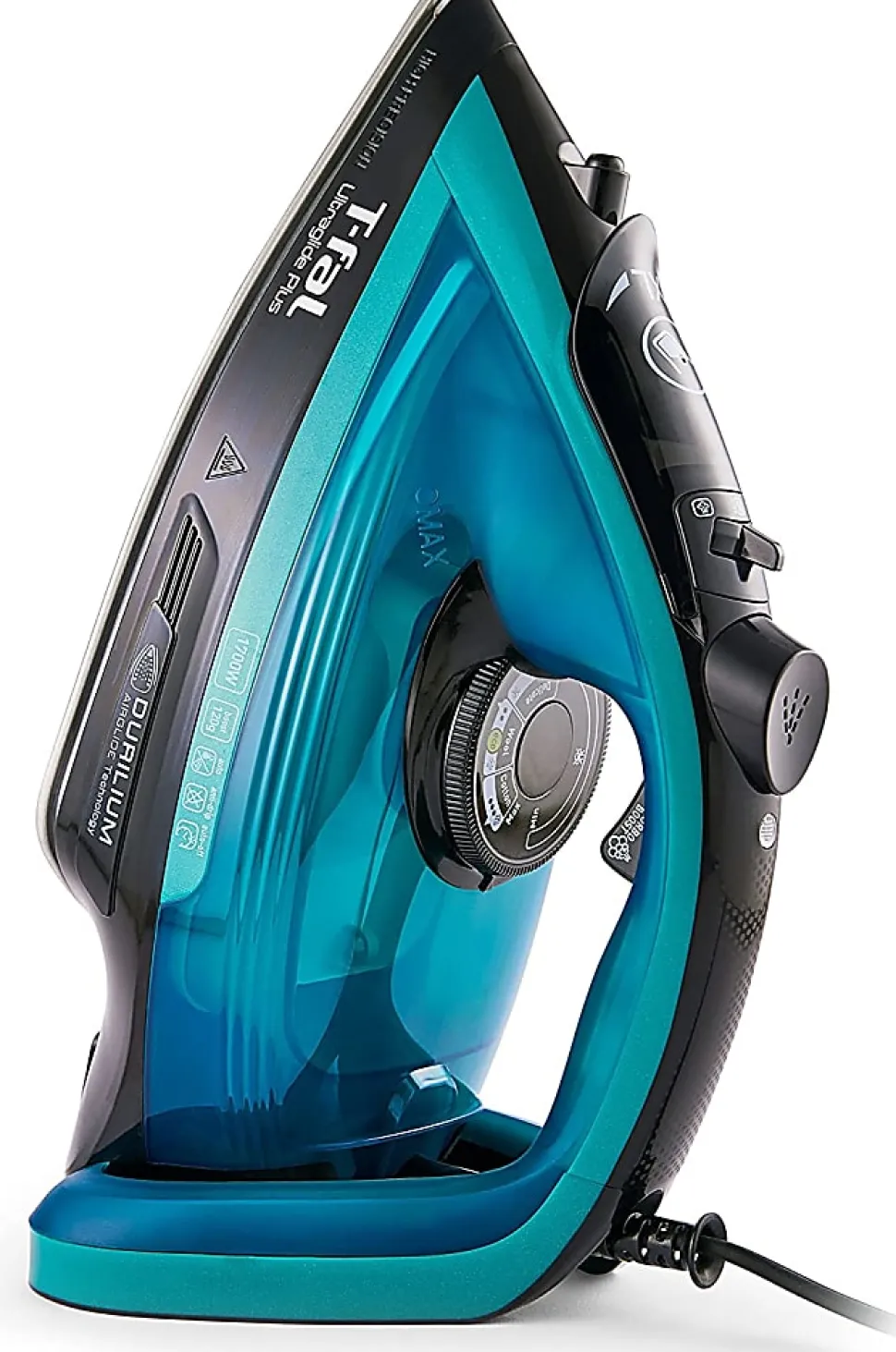 T-Fal Ultraglide Plus Steam & Garment Iron With Durilium Soleplate, Blue