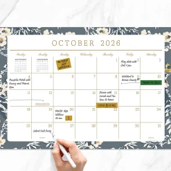 2026-2027, TF Publishing  Artisan Legacy Medium Desk Pad Monthly Blotter Calendar, 17" x 12", July 2026 to June 2027