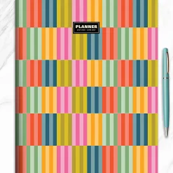 2026-2027, TF Publishing Blocked Colors Large Monthly Planner, 11" x 9", July 2026 to June 2027