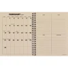 2026-2027, TF Publishing  Blue Flannel Medium Weekly Monthly Planner, 8" x 6.5", July 2026 to June 2027