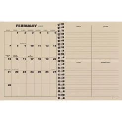 2026-2027, TF Publishing Blue Flannel Medium Weekly Monthly Planner, 8" x 6.5", July 2026 to June 2027