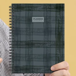 2026-2027, TF Publishing Blue Flannel Medium Weekly Monthly Planner, 8