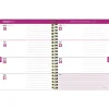 2026-2027, TF Publishing  Buds & Blooms Medium Weekly Monthly Planner, 8" x 6.5", July 2026 to June 2027