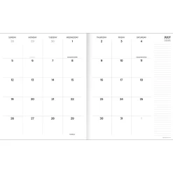 2026-2027, TF Publishing Exotic Palms Large Monthly Planner, 11" x 9", July 2026 to June 2027