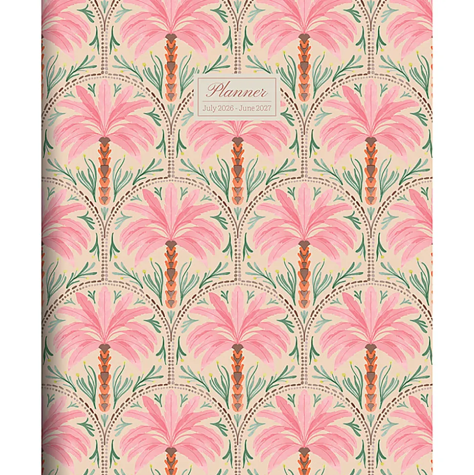 2026-2027, TF Publishing Exotic Palms Large Monthly Planner, 11" x 9", July 2026 to June 2027