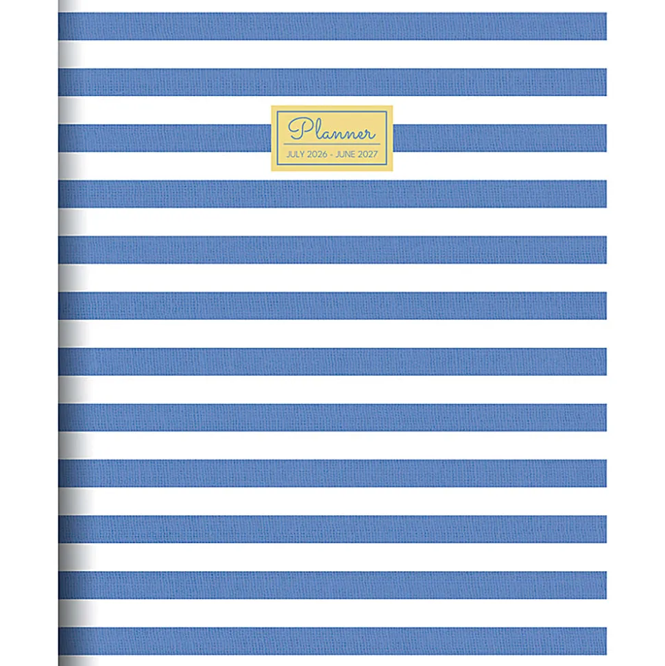 2026-2027, TF Publishing Linen Lines Large Monthly Planner, 11" x 9", July 2026 to June 2027