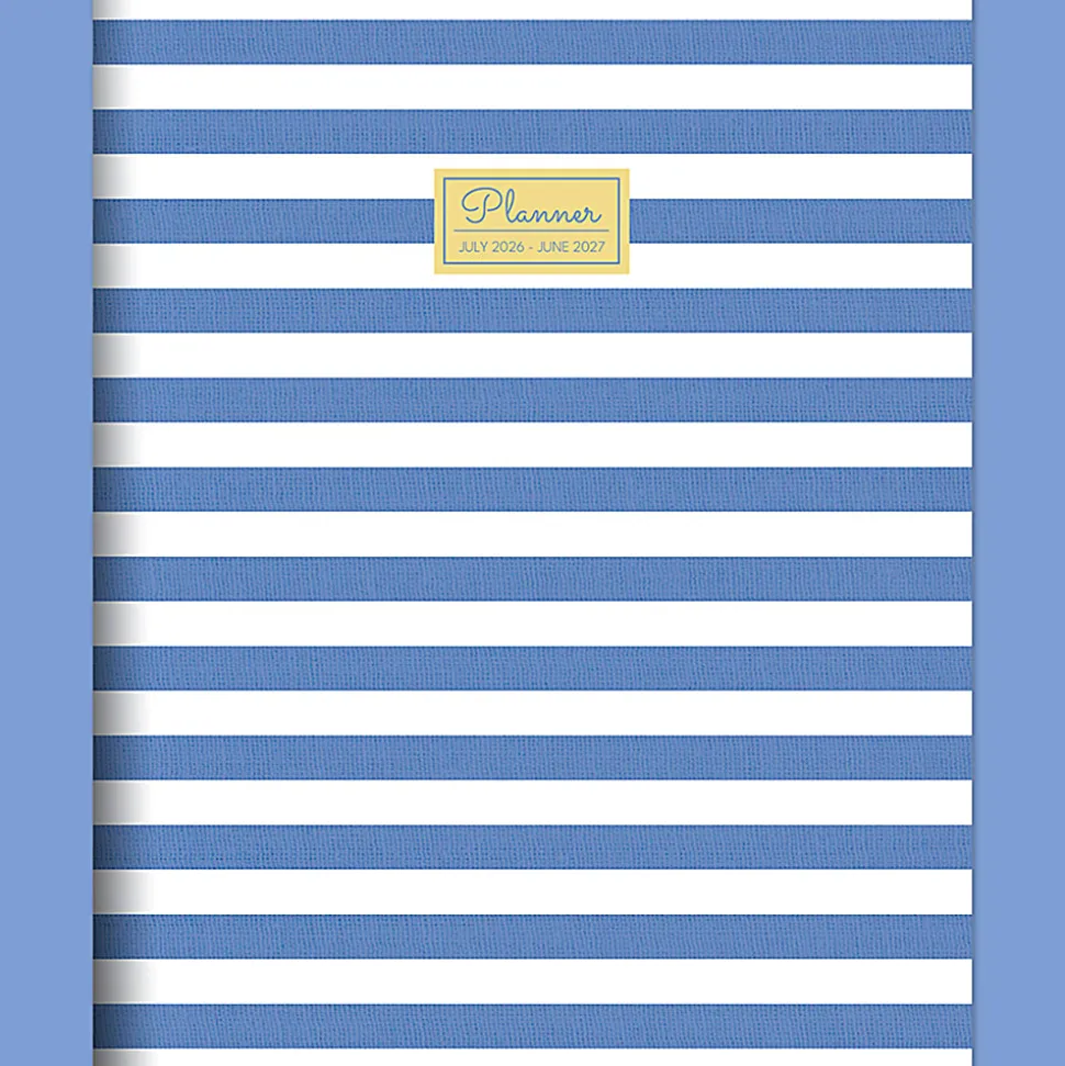 2026-2027, TF Publishing Linen Lines Large Monthly Planner, 11" x 9", July 2026 to June 2027