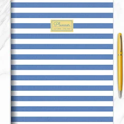 2026-2027, TF Publishing Linen Lines Large Monthly Planner, 11
