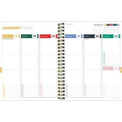 2026-2027, TF Publishing Lovely Lemon Medium Weekly Monthly Planner, 8