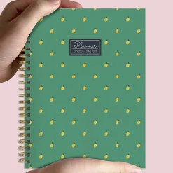 2026-2027, TF Publishing Lovely Lemon Medium Weekly Monthly Planner, 8