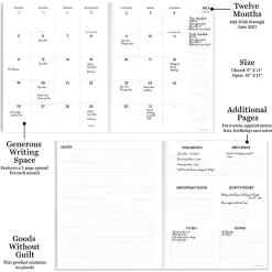 2026-2027, TF Publishing Lucky Leopard Large Monthly Planner, 11