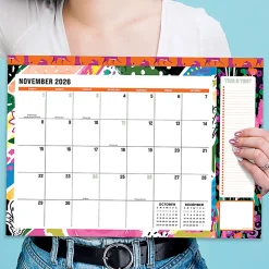 2026-2027, TF Publishing Maximal Mirage Medium Desk Pad Monthly Blotter Calendar, 17