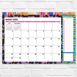 2026-2027, TF Publishing Maximal Mirage Medium Desk Pad Monthly Blotter Calendar, 17
