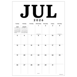 2026-2027, TF Publishing  Medium Art Poster Wall Calendar, 12