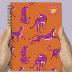 2026-2027, TF Publishing Spicy Cat Medium Weekly Monthly Planner, 8" x 6.5", July 2026 to June 2027