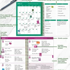 2026-2027, TF Publishing  Spicy Cat Medium Weekly Monthly Planner, 8" x 6.5", July 2026 to June 2027
