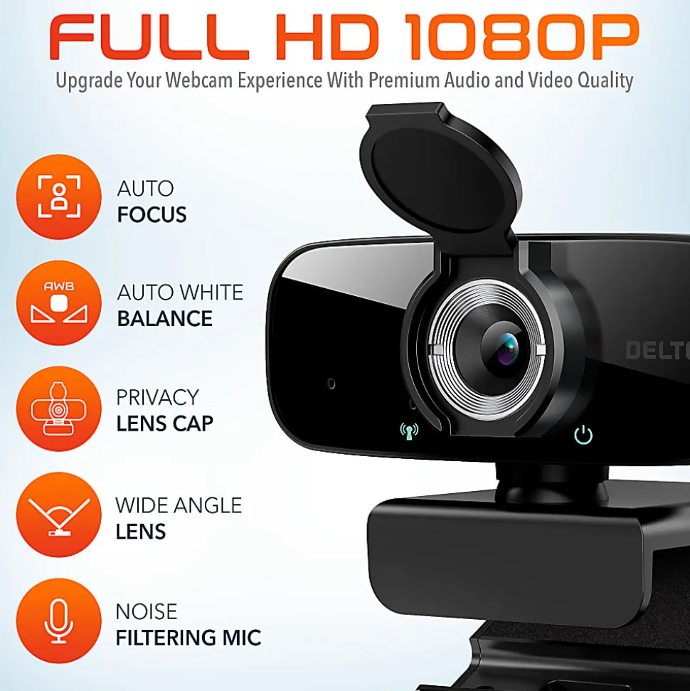 The Delton 90X Wireless Work Anywhere Bundle Headset, Keyboard, Mouse, & 1080p Webcam