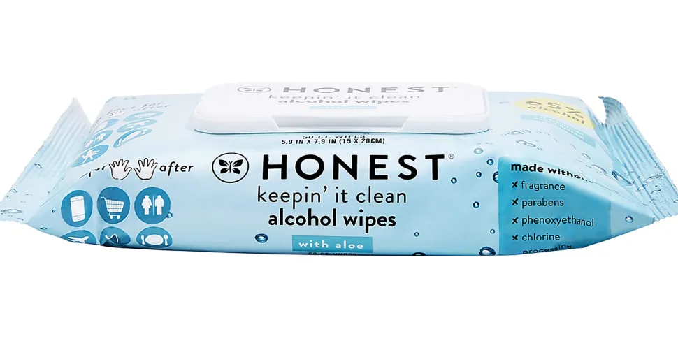 The Honest Company Sanitizing Wipes, Unscented, Case Of 50 Wipes
