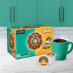 The Original Donut Shop Duos Coconut + Mocha Keurig Single-Serve K-Cup Pods, Pack Of 10 Pods