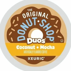The Original Donut Shop Duos Coconut + Mocha Keurig Single-Serve K-Cup Pods, Pack Of 10 Pods