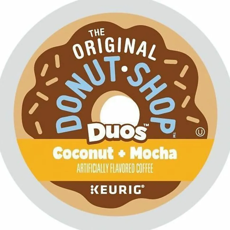 The Original Donut Shop Duos Coconut + Mocha Keurig Single-Serve K-Cup Pods, Pack Of 10 Pods