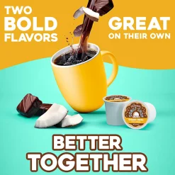 The Original Donut Shop Duos Coconut + Mocha Keurig Single-Serve K-Cup Pods, Medium Roast Coffee, 24 Count