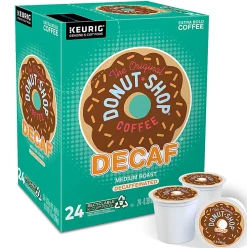 The Original Donut Shop® Single-Serve Coffee K-Cup® Pods, Decaffeinated, Carton Of 24