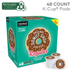 The Original Donut Shop® Single-Serve Coffee K-Cup®, Medium Roast, Carton Of 48