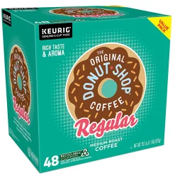 The Original Donut Shop® Single-Serve Coffee K-Cup®, Medium Roast, Carton Of 48