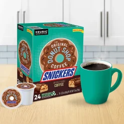 The Original Donut Shop Snickers Coffee, K-Cup Pods, Box of 24 Pods