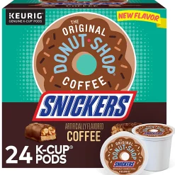 The Original Donut Shop Snickers Coffee, K-Cup Pods, Box of 24 Pods