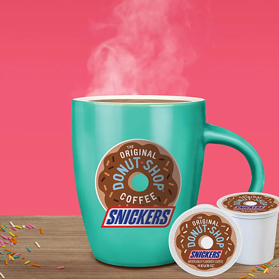 The Original Donut Shop Snickers Coffee, K-Cup Pods, Box of 24 Pods