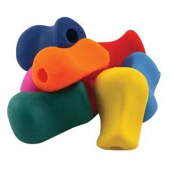 The Pencil Grip™ Finger Fitted Pencil Grips, 1 1/2", Assorted Colors, Pack Of 72