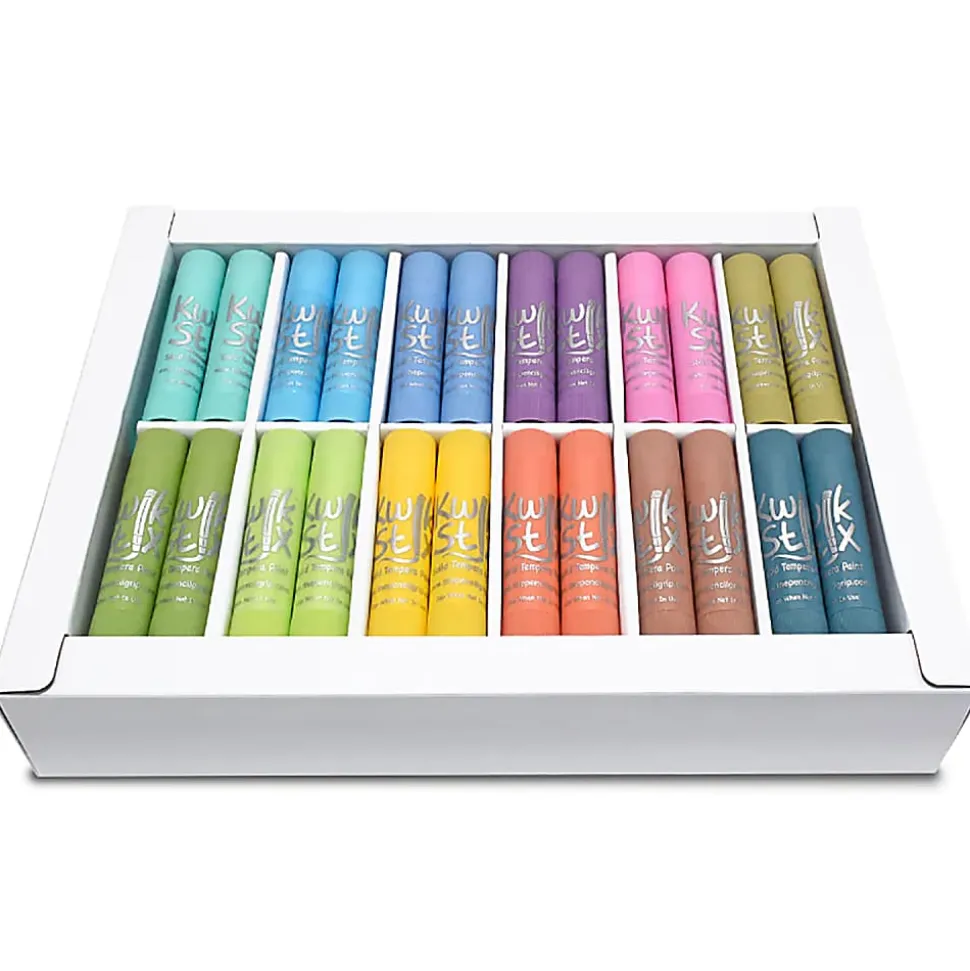 The Pencil Grip Kwik Stix Tempera Paint Sticks, Pastel Colors, Pack Of 72 Sticks