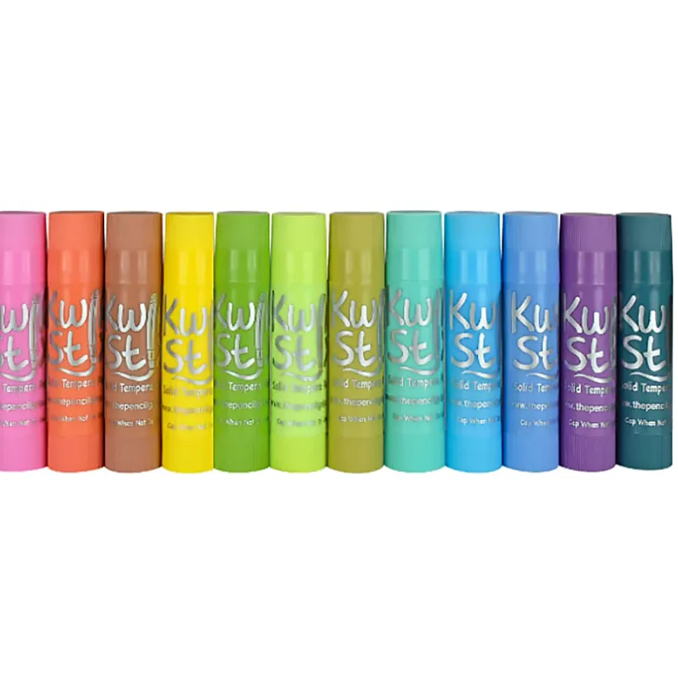 The Pencil Grip Kwik Stix Tempera Paint Sticks, Pastel Colors, Pack Of 72 Sticks