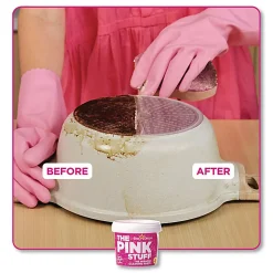 The Pink Stuff Miracle Cleaning Paste, Fruity Scent, 17.6 oz Jar, 6/Carton
