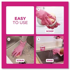 The Pink Stuff Miracle Cleaning Paste, Fruity Scent, 17.6 oz Jar, 6/Carton