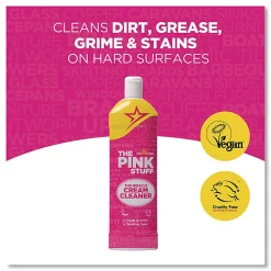 The Pink Stuff Miracle Cream Cleaner, Fruity Scent, 16.9 oz Bottle
