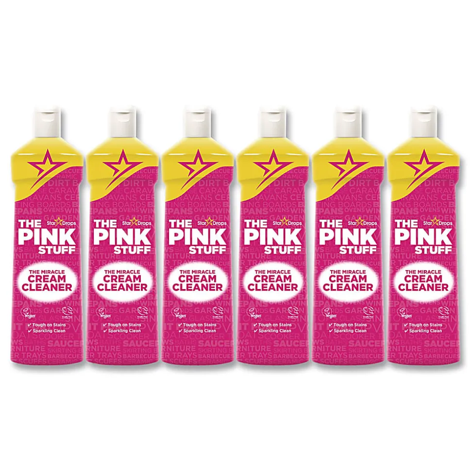 The Pink Stuff Miracle Cream Cleaner, Fruity Scent, 16.9 oz Bottle, 6/Carton