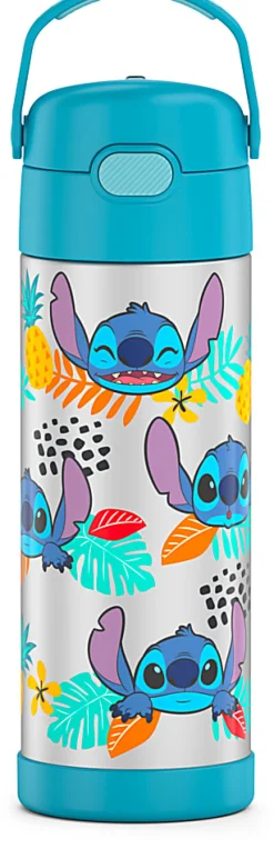 Thermos Funtainer Vacuum Insulated Stainless Steel Water Bottle With Spout, 16 Oz, Teal