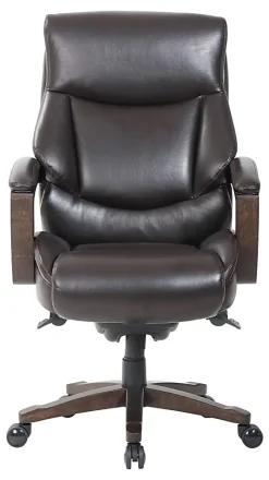 Thomasville® Edinger Ergonomic Bonded Leather Big & Tall High-Back Chair, Brown