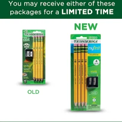 Ticonderoga® Beginner Pencils, Presharpened, #2 Lead, Medium Soft, Pack of 4