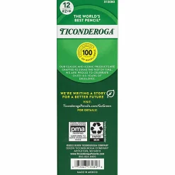 Ticonderoga® Beginners' Elementary Untipped Wood Pencils, HB Lead, Pack of 12
