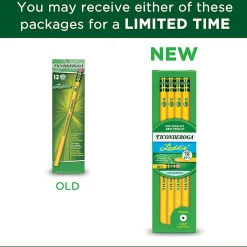 Ticonderoga Dixon Laddie Elementary Pencils, #2 Lead, Pack of 12