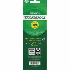 Ticonderoga Dixon Pencils, No 2, Soft, Assorted Neon, Pack Of 18 Pencils