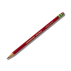 Ticonderoga® Erasable Checking Pencils, 2.6 mm, Red, Pack Of 4 Pencils