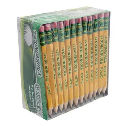 Ticonderoga® Golf Pencils With Erasers, Presharpened, #2 Lead, Pack of 72