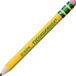 Ticonderoga® Golf Pencils With Erasers, Presharpened, #2 Lead, Pack of 72